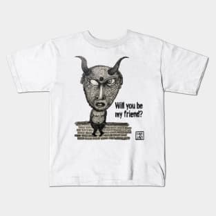 Will you be my friend? Kids T-Shirt